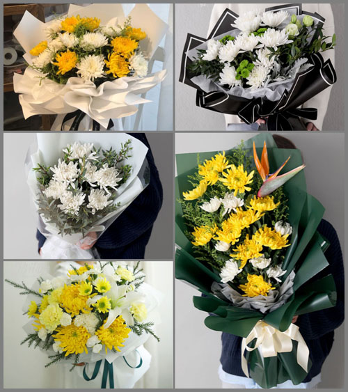 云南文山州广南县珠街镇白事花束代送